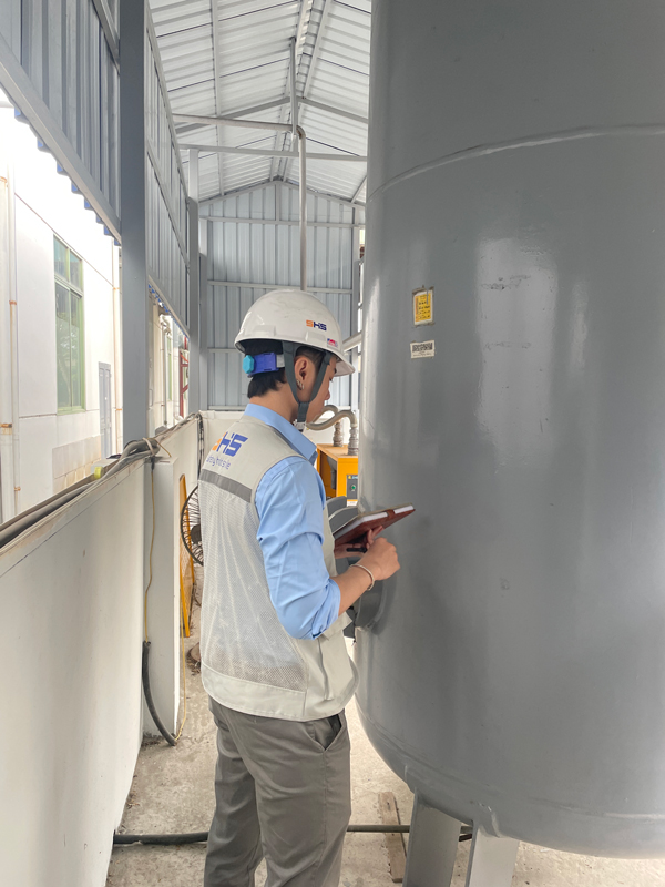 Kiểm định EMIC - kiểm định viên SHS kiểm tra nồi hơi
